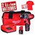 Milwaukee 12v RED Li-ion Hammer Drill Driver - 2 x 2.0Ah Batteries