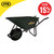 Vaunt 100Ltr Wheelbarrow - Black image ebay15