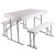 Vaunt Portable Table and 2 Bench Set image