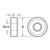 Trend Bearing 1/2'' Dia (12.7mm) - 1/4'' Bore (6.35mm)