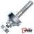 Trend 46/115X1/4TC Guided Rounding Over Cutter 7.9mm Cut - 1/4'' Shank, 15.9mm Dia, 1.6mm Radius image