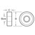 Trend Bearing 1/2'' Dia (12.7mm) - 3/16'' Bore (4.76mm)