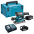 Makita DBO380 18V LXT Brushless Finishing Sander with 2x 5.0Ah Batteries, Charger & Case image