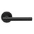Serozzetta Philadelphia Lever on concealed fix round rose Matt Black image