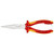 Knipex VDE Snipe Nose Side Cutting Pliers (Stork Beak Pliers) with Tether Point image