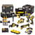 Dewalt 18V XR 8 Piece Kit with 3x 5.0Ah Batteries, Charger and 4x Cases image