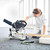 Festool  KSC 60 KAPEX 18/36V Brushless Sliding Compound Mitre Saw, 2x 5.2Ah Batteries, Trolley, Attachments, Charger & Battery Case image A