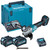 Makita GA013GD201 40V XGT Brushless 125mm Angle Grinder, 2x 2.5Ah Batteries, Charger & Case image