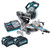 Makita LS002GD202 40V XGT Brushless 216mm Slide Compound Mitre Saw, 2x2.5Ah Batteries & Charger image