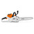 Stihl MSA 200 C-BQ Cordless Chainsaw 35cm - Body, Guide Bar, Scabbard & Spare Chain image 1