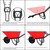 Vaunt Challenger L30 Plastic Tray100ltr Wheelbarrow - Red image 4