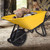 Vaunt Challenger L30 Plastic Tray100ltr Wheelbarrow - Yellow image A