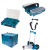 Makita MAKPAC Trolley, Cantilever Tool Box, Organiser Case with Clear Lid & X-Large Connector Case image