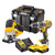 Dewalt DCD796 18V XR Brushless Combi Drill, DCS334 18V XR Brushless Jigsaw, 2x 5.0Ah Batteries, Charger & TSTAK Case image