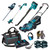 Makita 18V LXT 4 Piece Garden Power Kit with 4x 5.0Ah Batteries, Dual Charger, Small Tool Bag, Gloves, Safety Glasses & Ear Defenders image