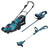 Makita 18V LXT Lawnmower, Line Trimmer & Hedge Trimmer 3 Piece Garden Power Kit image