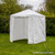 Vaunt Home 2m White Gazebo Double Door Side Panel image A