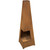 Dellonda Corner Access Pyramid Chiminea Wood Burner - Corten Steel image 1