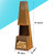 Dellonda Outdoor Chiminea Fireplace Heaters with Firewood Storage - Corten Steel image 3
