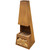 Dellonda Outdoor Chiminea Fireplace Heaters with Firewood Storage - Corten Steel image