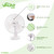 Vaunt Home 12" White Desk Fan image 5
