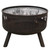 Dellonda Deluxe Outdoor Firepit with Cooking Grill - Antique Bronze Effect image 2