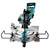 Makita LS004GD202 40V XGT Brushless 260mm Slide Compound Mitre Saw, 2x 2.5Ah Batteries & Charger image 2