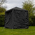 Vaunt Home 2m Black Gazebo with Full Side Panels & Double Door image A