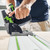 Festool TS 55 Electric Circular Plunge Saw with 2x 1.4m Guide Rails, Connectors & Bag image J