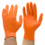 Orange Mamba Snakeskin Nitrile Disposable Gloves - Box of 100 image 1