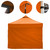 Vaunt X 3m x 1.9m Plain Gazebo Side Panel - Orange image