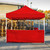 Vaunt 3m x 1m Plain Gazebo Half Side Panel - Red image C