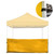 Vaunt 3m x 1m Plain Gazebo Half Side Panel - Yellow image