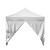 Vaunt 3m x 1.9m Single Door Gazebo Side Panel - White image A