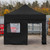 Vaunt 3m x 1.9m Door & Window Gazebo Side Panel - Black image H