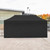 Vaunt X 6m x 1.9m Plain Gazebo Side Panel - Black image G