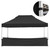 Vaunt 4.5m x 1m Plain Gazebo Half Side Panel - Black image
