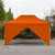 Vaunt 4.5m x 1.9m Single Door Gazebo Side Panel - Orange image H