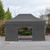 Vaunt 4.5m x 1.9m Double Door Gazebo Side Panel - Grey image H