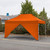 Vaunt X 4.5m x 1.9m Single Door Gazebo Side Panel - Orange image B