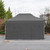 Vaunt 4.5m x 1.9m Door & Window Gazebo Side Panel - Grey image I