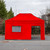 Vaunt 4.5m x 1.9m Door & Window Gazebo Side Panel - Red image H