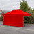 Vaunt 4.5m x 1.9m Door & Window Gazebo Side Panel - Red image C