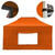 Vaunt 4.5m x 1.9m Window Gazebo Side Panel - Orange image