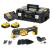 Dewalt DCS355P2-GB 18V XR Brushless Multi Tool, 2x 5.0Ah Batteries, Charger, TSTAK II Case & 29 Piece Accessories Set image