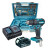 Makita DHP483Z 18V LXT Brushless Combi Drill, 1x 5.0Ah Battery, Accessory Set, Charger & Case image