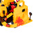Manual Ride On Toy Excavator with Toy Vehicle Set image 3