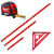 Milwaukee 5 Piece Tool Set -  3x Spirit Levels with Metric Rafter Square and 5m/16ft Tape Measure image