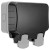 BG Electrical IP66 13A 1-Gang Outdoor Unswitched Weatherproof Time-Controlled 13A Socket image 1