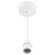 BG Electrical 6'' Pendant Set Light Fitting BC White 3'' image 1